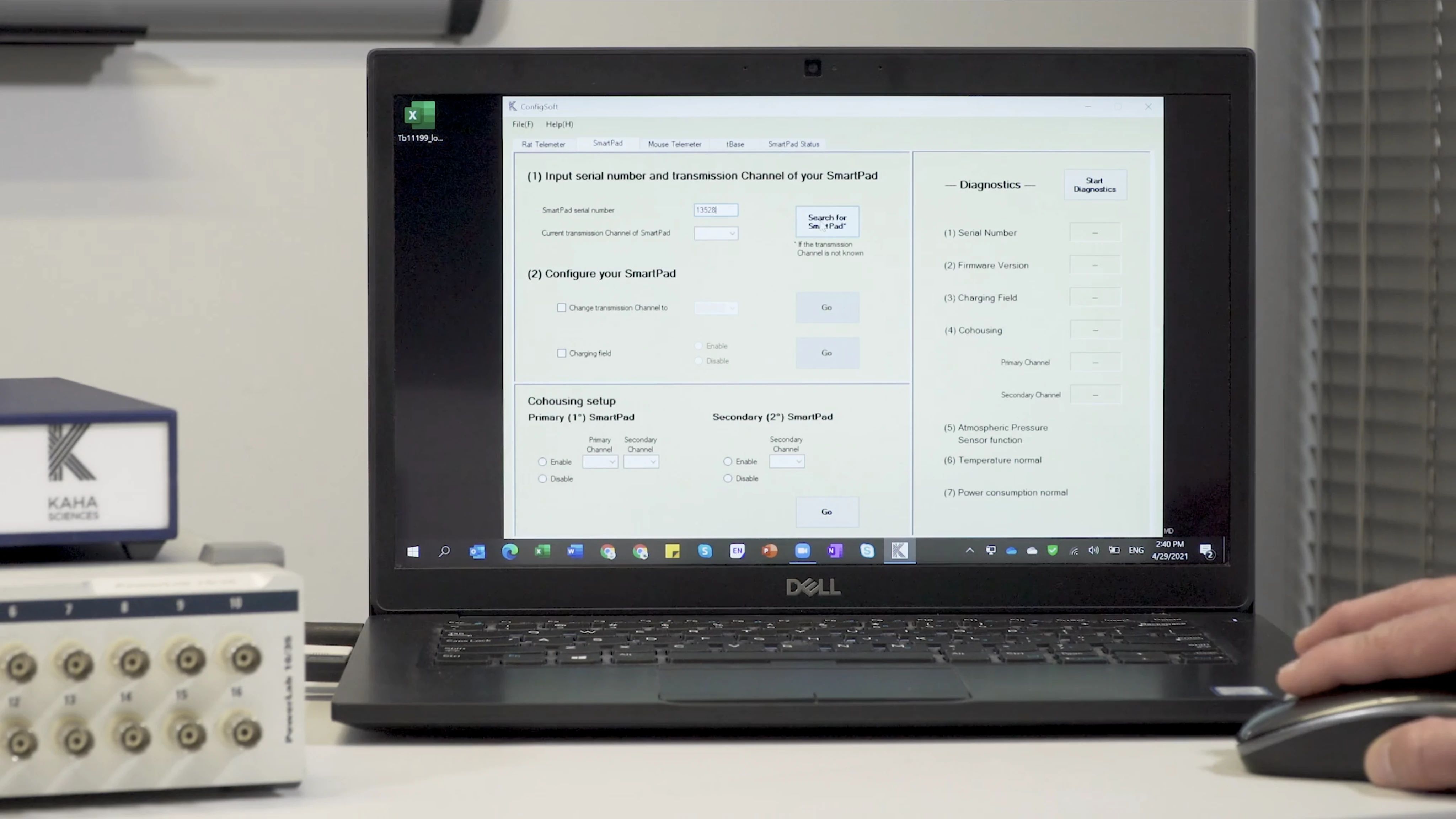 Configsoft for Rat System