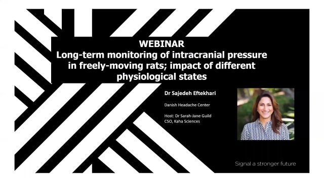 Sajedeh Eftekhari | Long‑term monitoring of ICP in freely‑moving rats