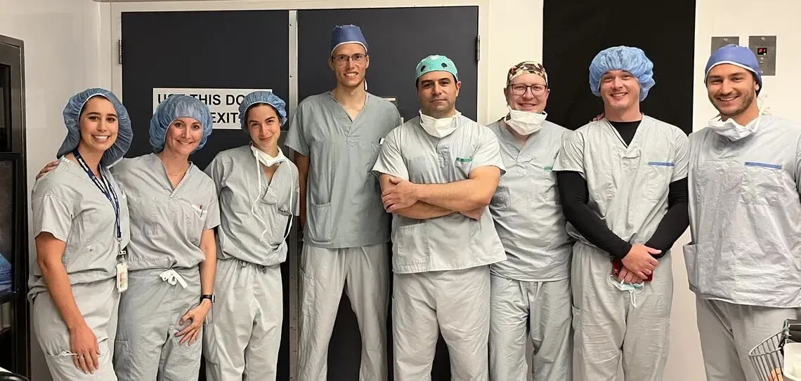 CROP Implant team, L to R, Robyn Cameron, Kelly Larkin-Kaiser