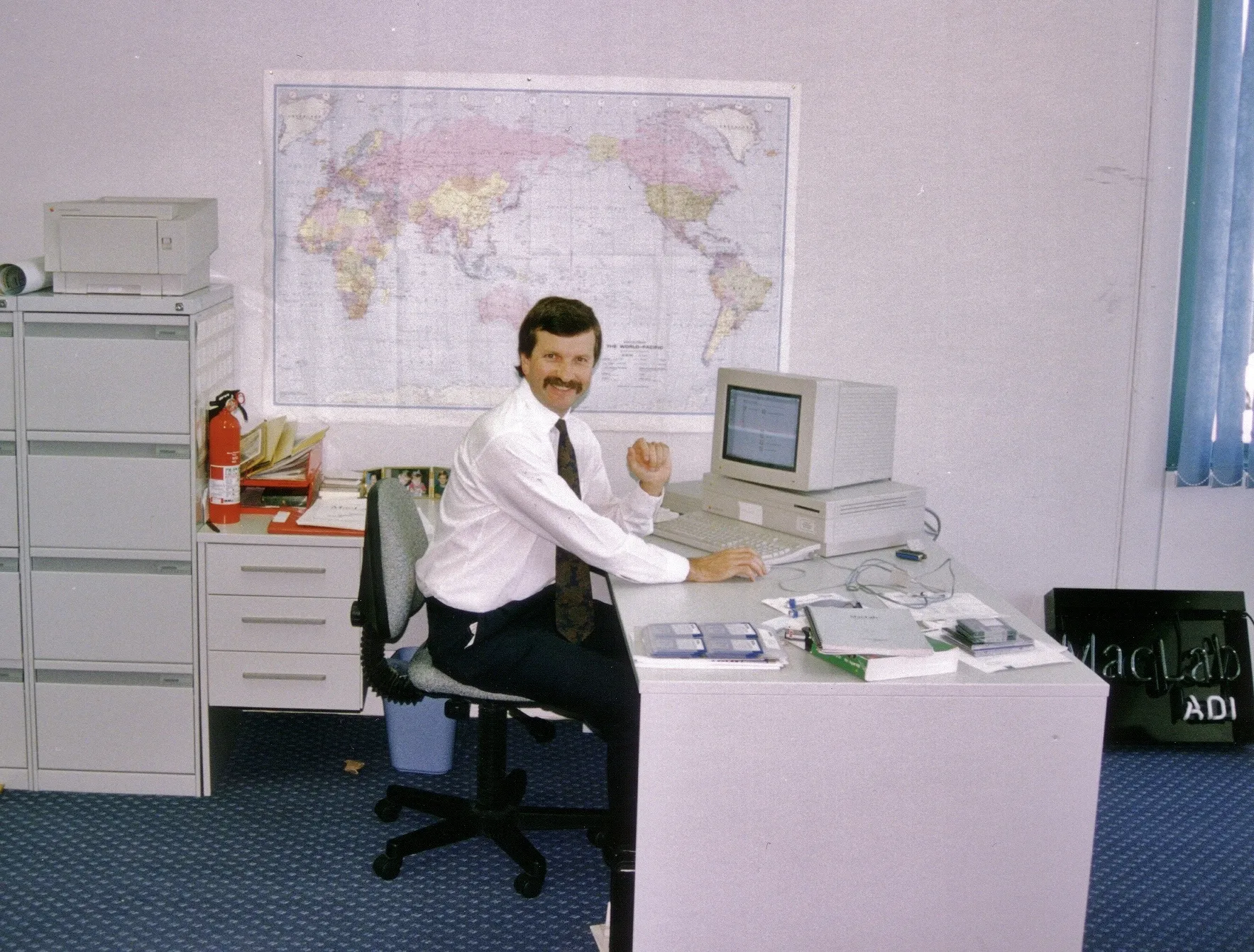 Graham at the ADInstruments office