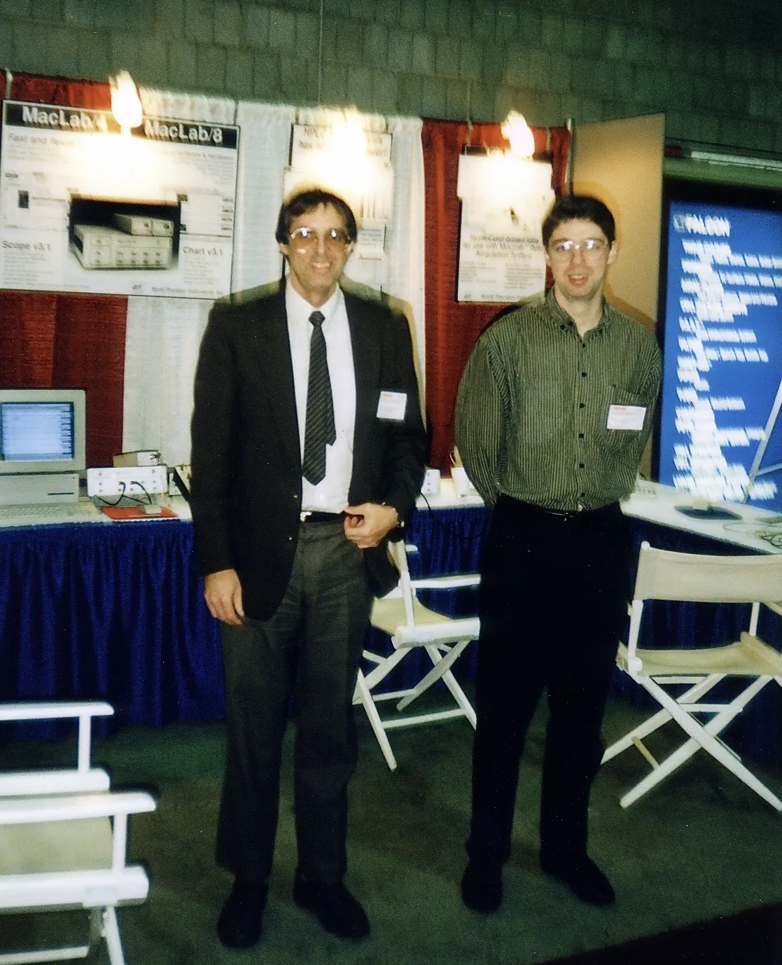 Michael and Tony at a conference